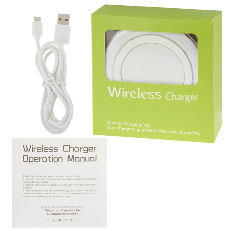 Chargeur sans fil standard A1 Qi (blanc)