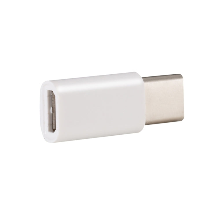 USB-C / Type-C 3.1 Male to Micro USB Female Converter Adapter length: 3 cm For Galaxy S8 and S8 + / LG G6 / Huawei P10 and P10 Plus / Xiaomi Mi6 and Max 2 and other Smartphones (White)