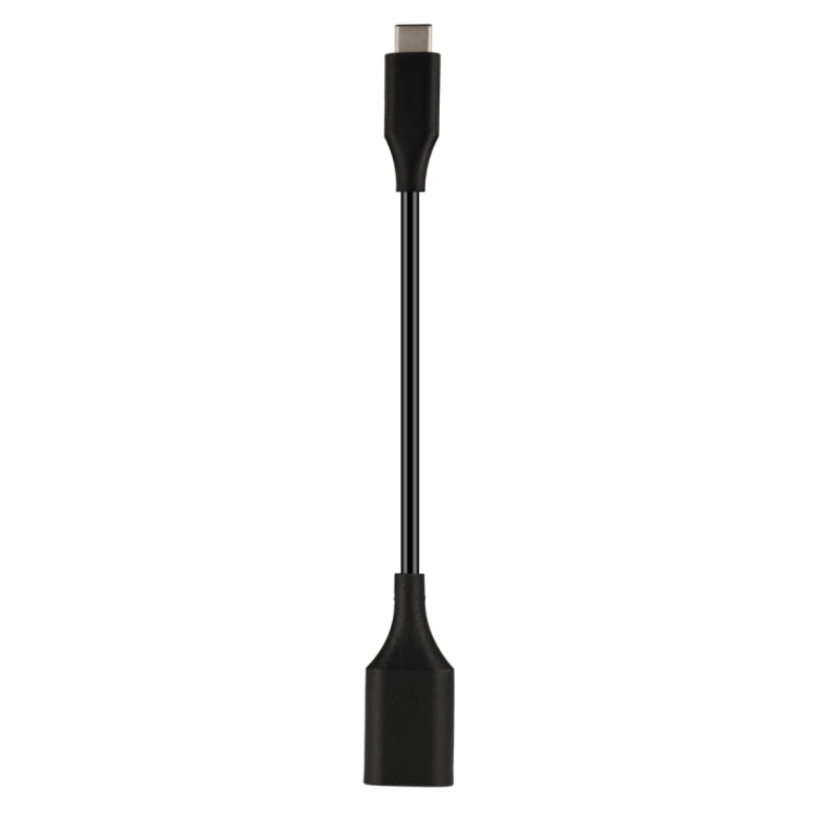 Cable USB-C / Type-C 3.1 Macho a USB 3.0 Hembra OTG longitud: 19 cm Para Galaxy S8 y S8 + / LG G6 / Huawei P10 y P10 Plus / Xiaomi Mi6 y Max 2 y otros Teléfonos Inteligentes (Negro)