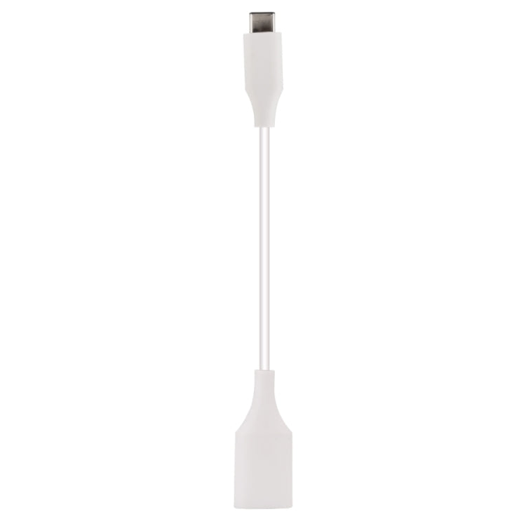 Cable USB-C / Type-C 3.1 Macho a USB 3.0 Hembra OTG longitud: 19 cm Para Galaxy S8 y S8 + / LG G6 / Huawei P10 y P10 Plus / Xiaomi Mi6 y Max 2 y otros Teléfonos Inteligentes (Blanco)