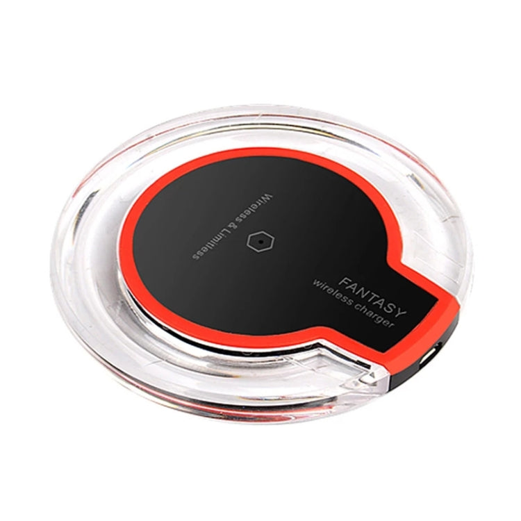 Fantasy Wireless Charger for iPhone 8 / 8 PLUS / X ALL QI STANDARD COMPATIBLE DEVICES Galaxy S5 / S4 / Note 4 / 3 etc. (Black)