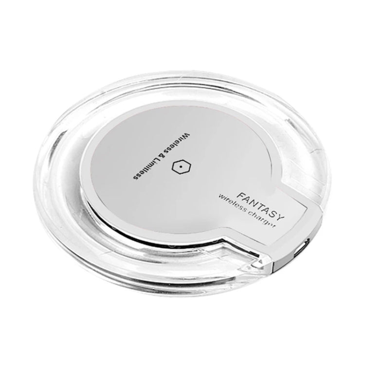 Fantasy Wireless Charger for iPhone 8 / 8 PLUS / X ALL QI DEVICES Compatible with QI Galaxy S5 / S4 / Note 4 / 3 etc. (White)
