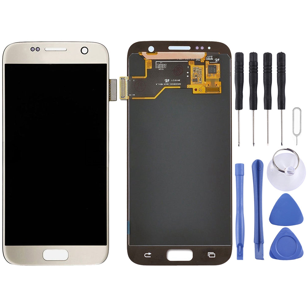 Pantalla LCD + Tactil Digitalizador Samsung Galaxy S7 G930 Dorado