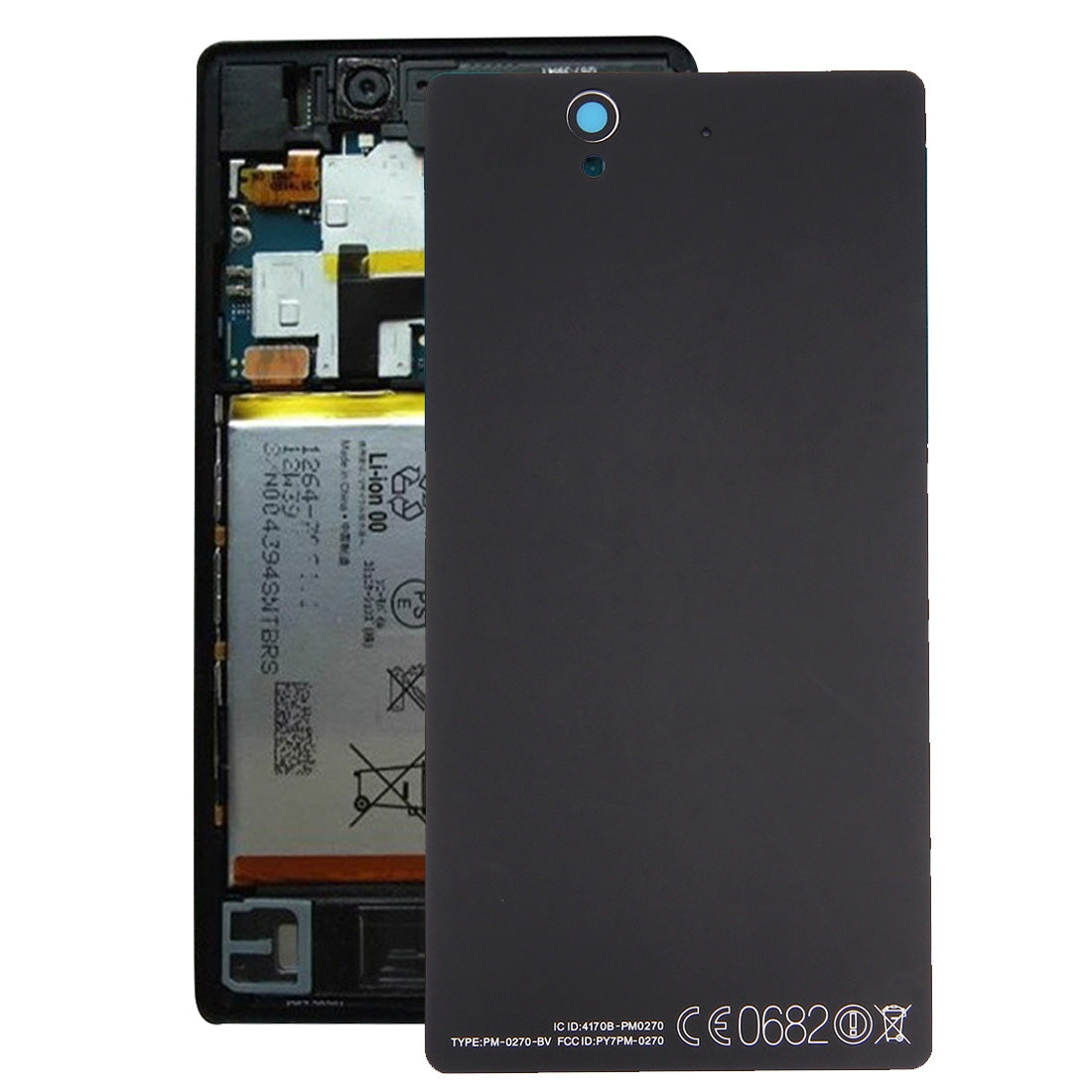 Battery Cover Back Cover Sony Xperia Z / L36h Black