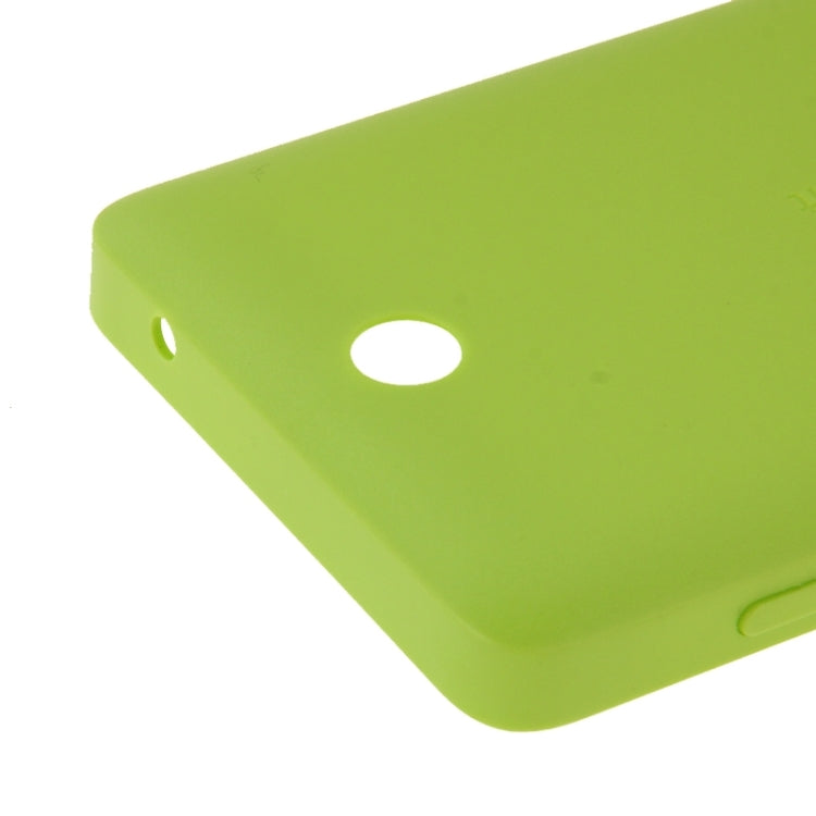 Coque arrière en plastique avec surface givrée pour Microsoft Lumia 430 (vert)