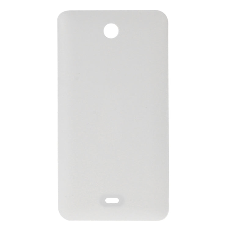 Coque arrière en plastique avec surface givrée pour Microsoft Lumia 430 (Blanc)