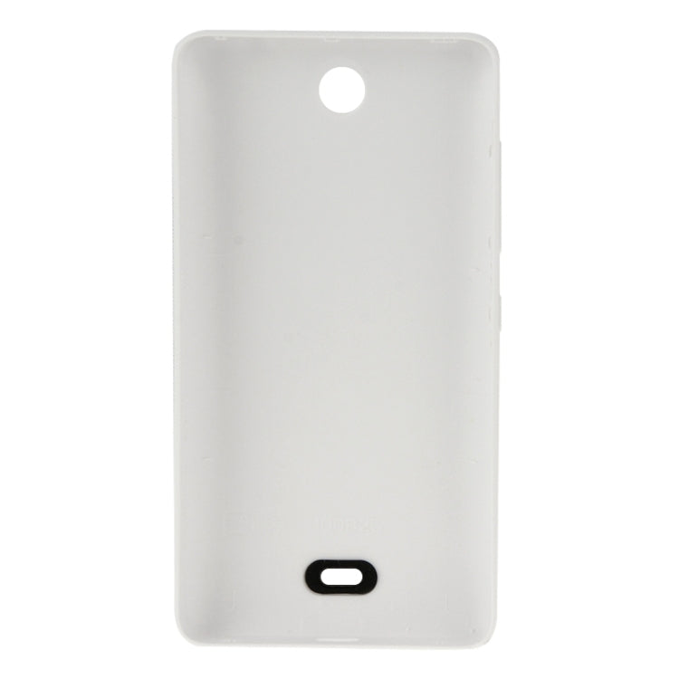 Coque arrière en plastique avec surface givrée pour Microsoft Lumia 430 (Blanc)