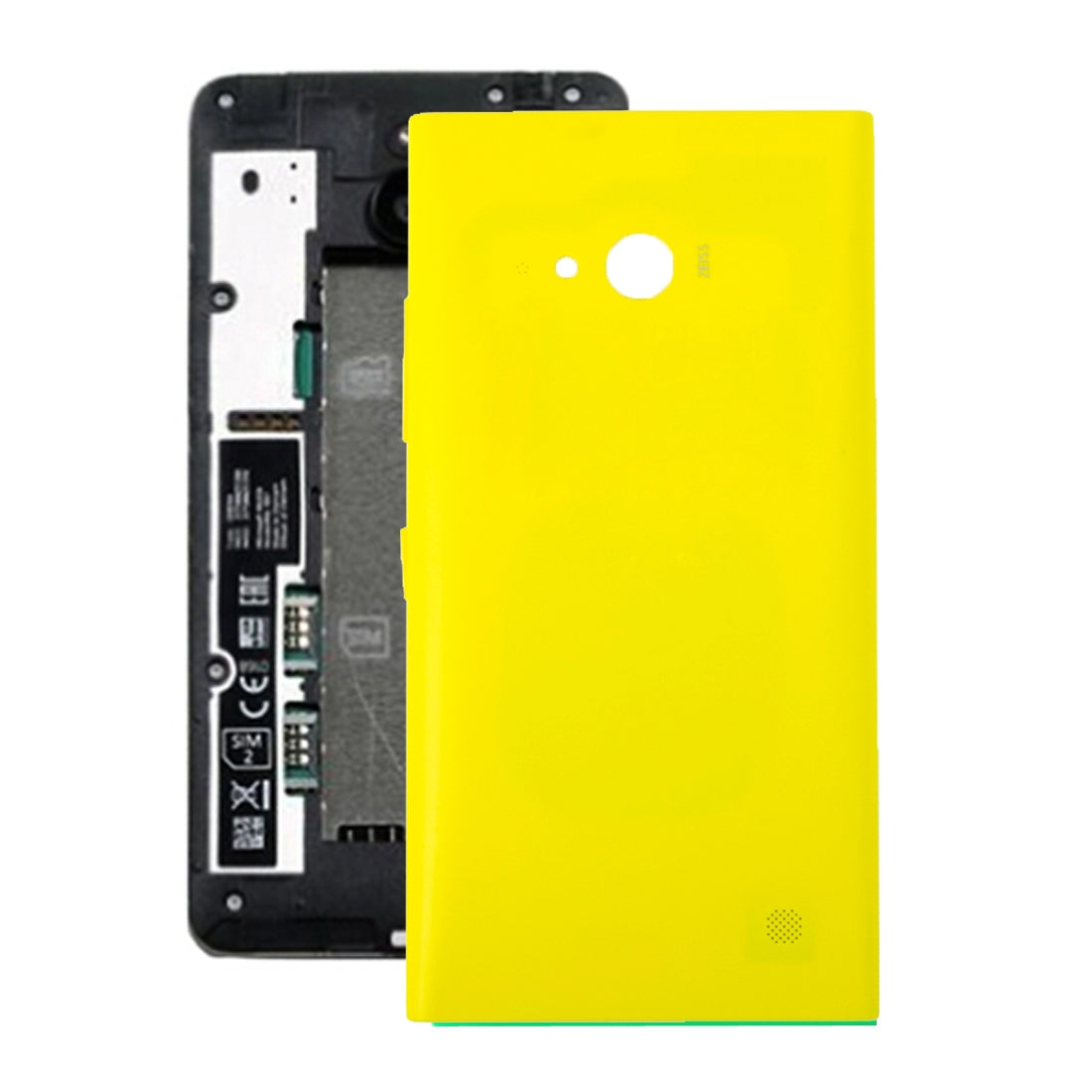 Cache Batterie Coque Arrière Nokia Lumia 735 Jaune