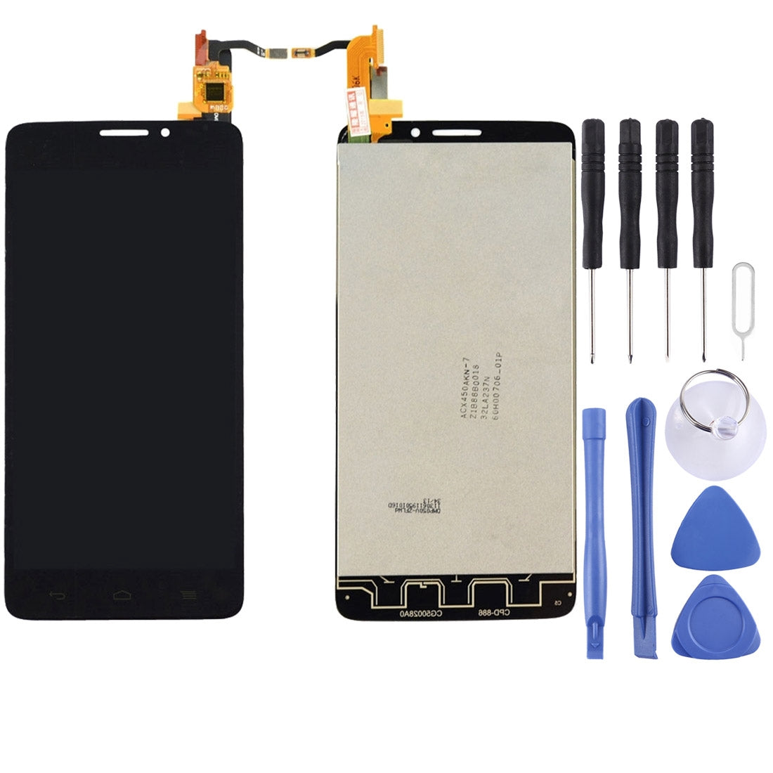 LCD Screen + Touch Digitizer for Alcatel One Touch Idol X 6040 6040A Black