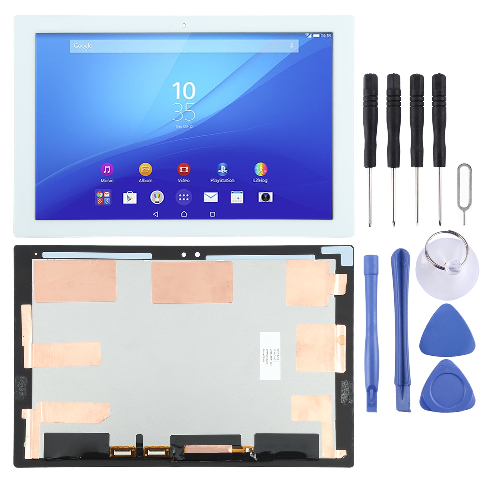 LCD Screen + Touch Digitizer Sony Xperia Z4 Tablet / SGP771 White