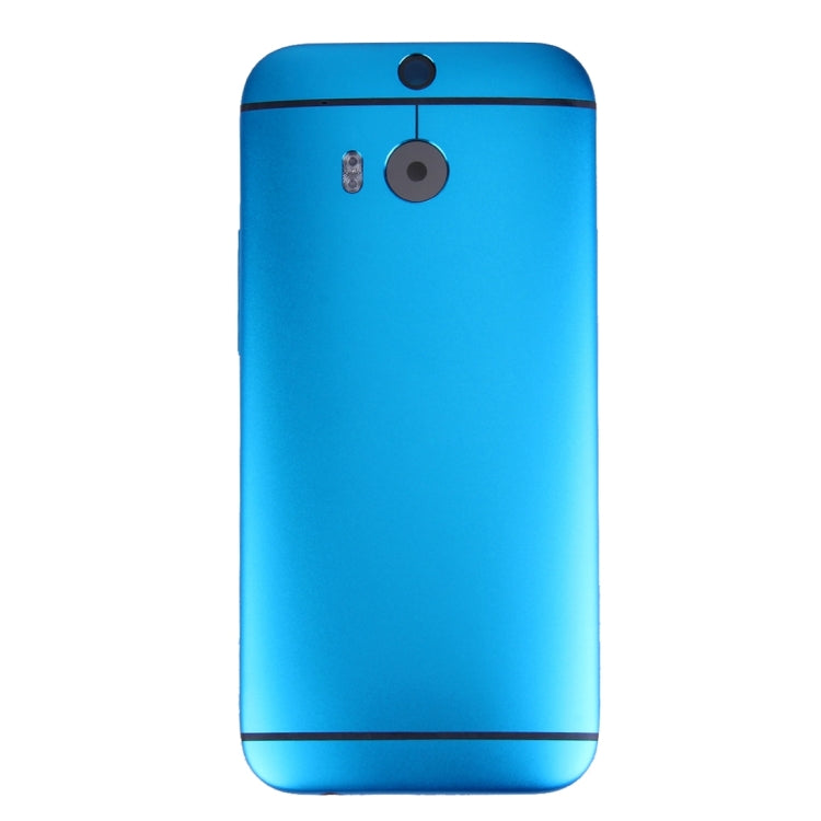 Couvercle du boîtier arrière pour HTC One M8 (bleu)
