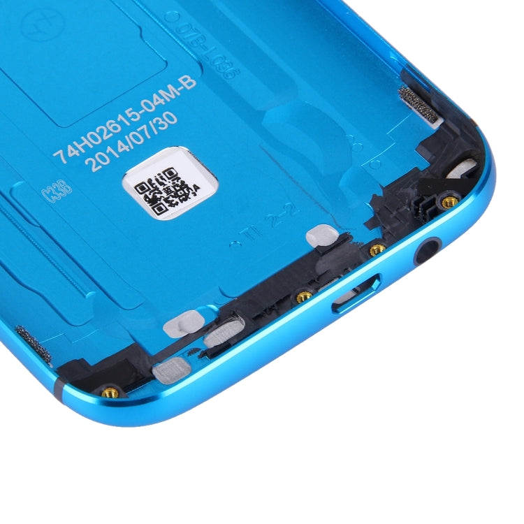 Couvercle du boîtier arrière pour HTC One M8 (bleu)