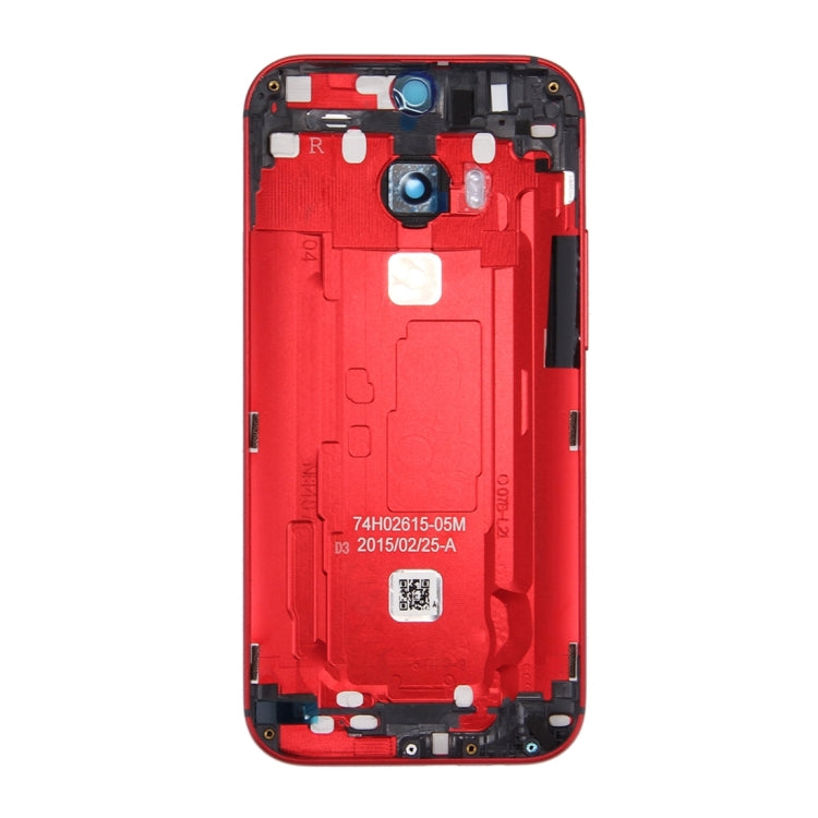 Couvercle du boîtier arrière pour HTC One M8 (rouge)