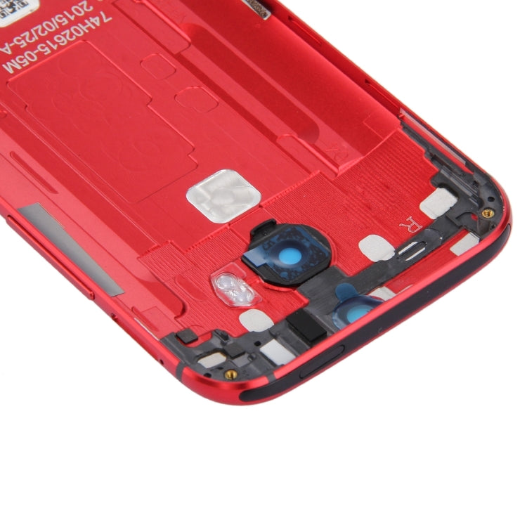 Back Housing Cover For HTC One M8 (Red)