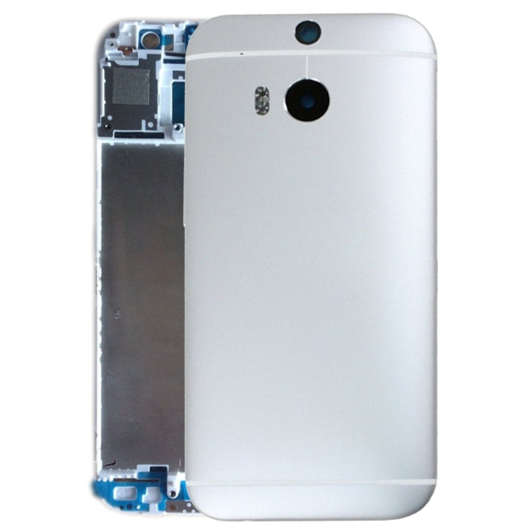 Back Housing Cover for HTC One M8 (Silver)