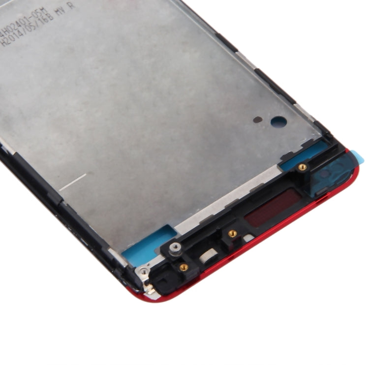 Cubierta de Carcasa Completa (Placa de Bisel de Marco LCD de Carcasa Frontal + Cubierta Trasera) Para HTC One M7 / 801e (Rojo)