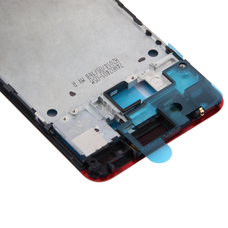 Cubierta de Carcasa Completa (Placa de Bisel de Marco LCD de Carcasa Frontal + Cubierta Trasera) Para HTC One M7 / 801e (Rojo)