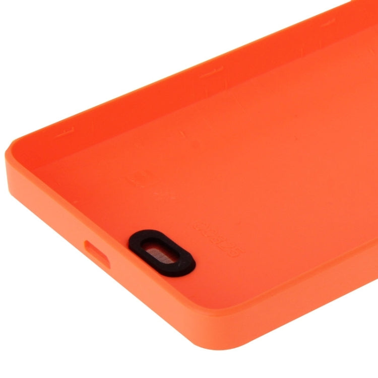 Matte Battery Back Cover for Microsoft Lumia 430 (Orange)