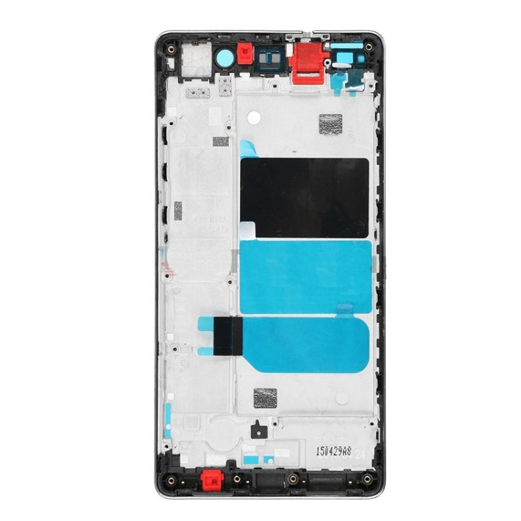 Lunette de cadre d'écran de boîtier avant pour Huawei Ascend P8 Lite (noir)