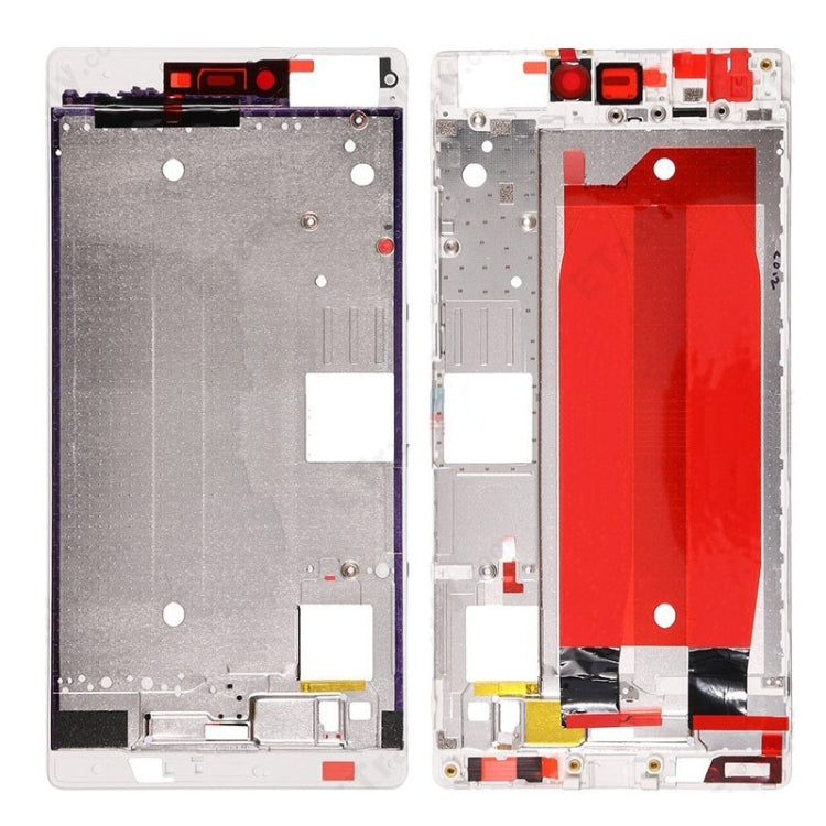 Bisel del Marco de la Pantalla de la Carcasa Frontal Para Huawei Ascend P8 (Blanco)