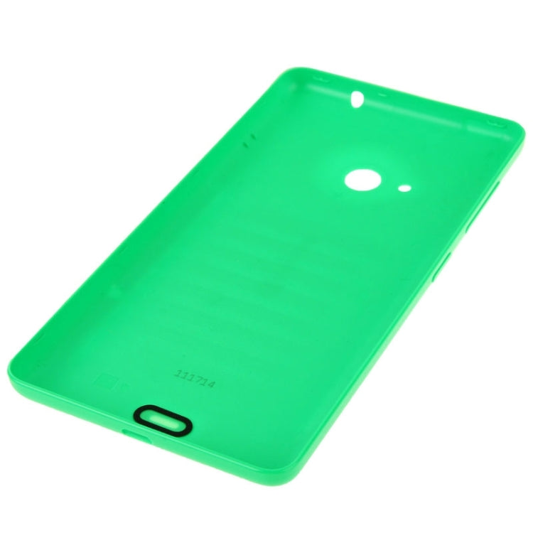Cubierta Posterior de la Batería de Plástico de Color sólido de superficie Brillante Para Microsoft Lumia 535 (Verde)