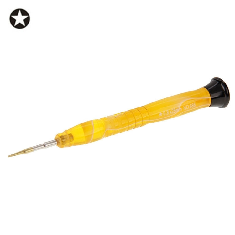 XL-0.8 - Professional Integrated Crystal Flower Versatile Pentalobe Screwdriver 0.8 For Mobile Phone / Tablet Repair Random Color Delivery (Green Yellow Red Blue)