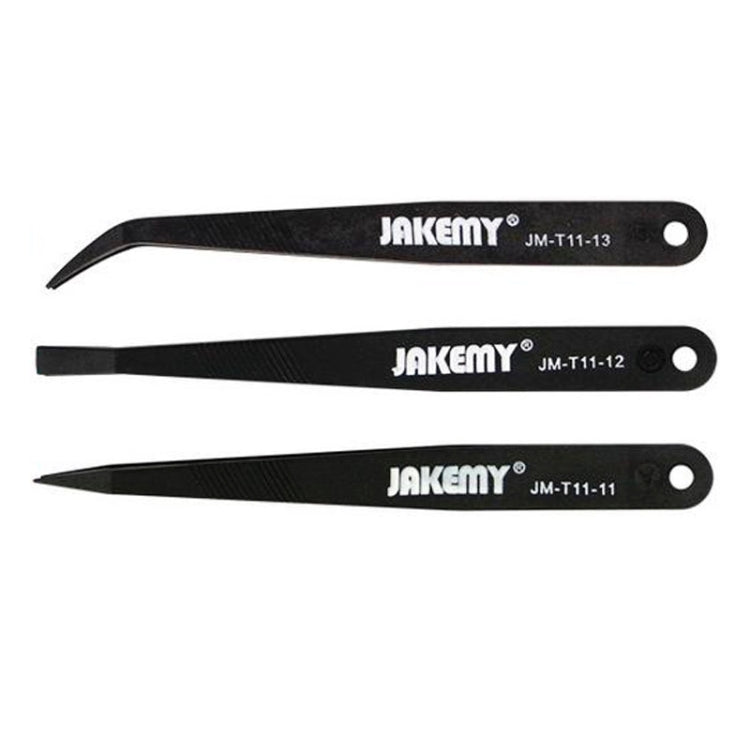 JAKEMY JM-T11 3 in 1 Professional Antistatic Tweezers Kit