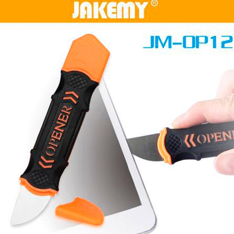 Herramienta de palanca de apertura de Metal de Doble extremo Flex JAKEMY JM-OP12 Para Samsung / iPhone / iPad / Laptop / Tablet PC