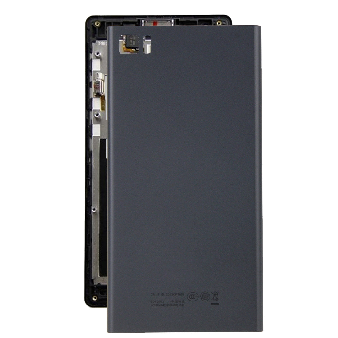 Battery Cover Back Cover Xiaomi Mi 3.WCDMA Black