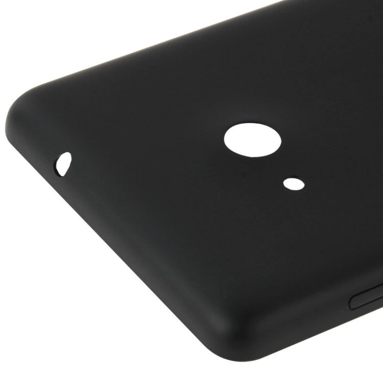 Cubierta Trasera de Plástico con superficie esmerilada Para Microsoft Lumia 535 (Negro)