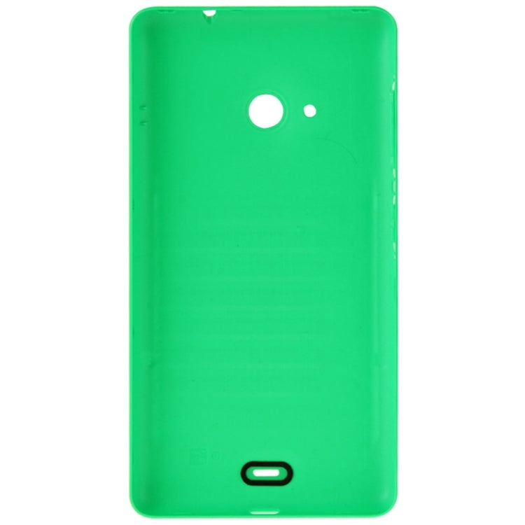 Carcasa Trasera de Plástico de superficie lisa Para Microsoft Lumia 535 (Verde)
