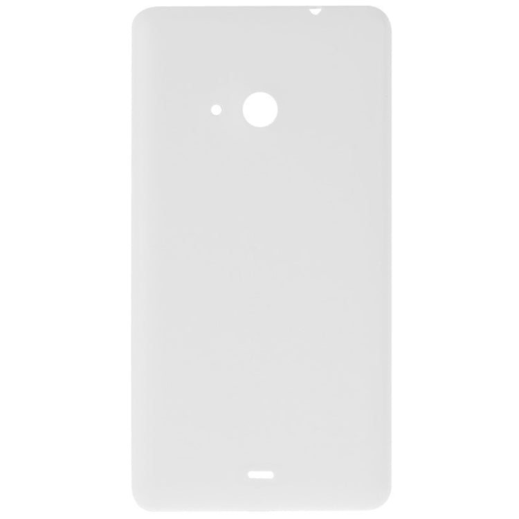 Cubierta Trasera de Plástico con superficie esmerilada Para Microsoft Lumia 535 (Blanco)