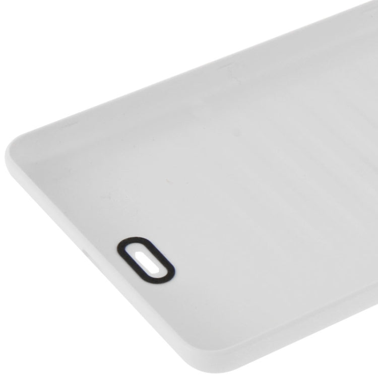Coque arrière en plastique avec surface givrée pour Microsoft Lumia 535 (blanc)