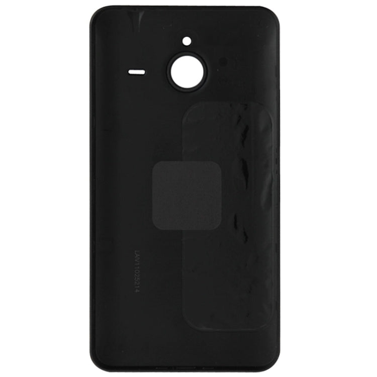 Plastic Back Cover with Frosted Surface for Microsoft Lumia 640XL (Black)