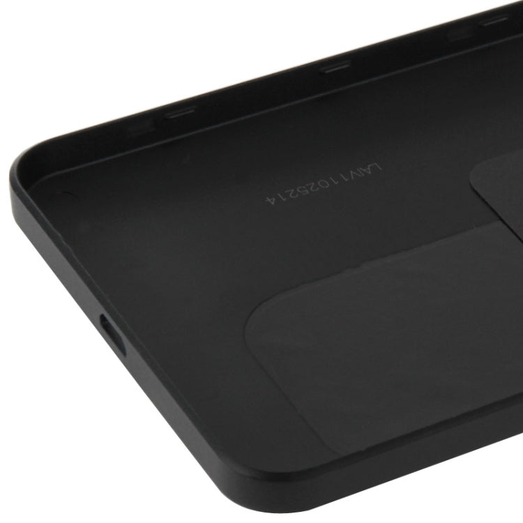 Coque arrière en plastique avec surface givrée pour Microsoft Lumia 640XL (noir)