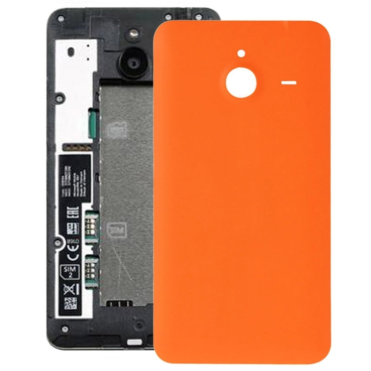 Coque arrière en plastique avec surface givrée pour Microsoft Lumia 640XL (Orange)