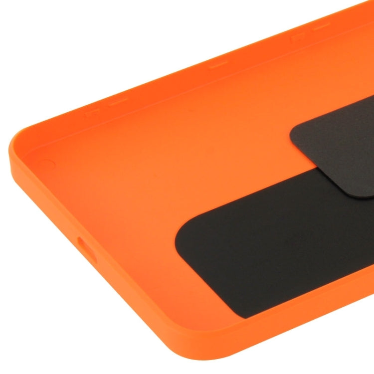 Coque arrière en plastique avec surface givrée pour Microsoft Lumia 640XL (Orange)