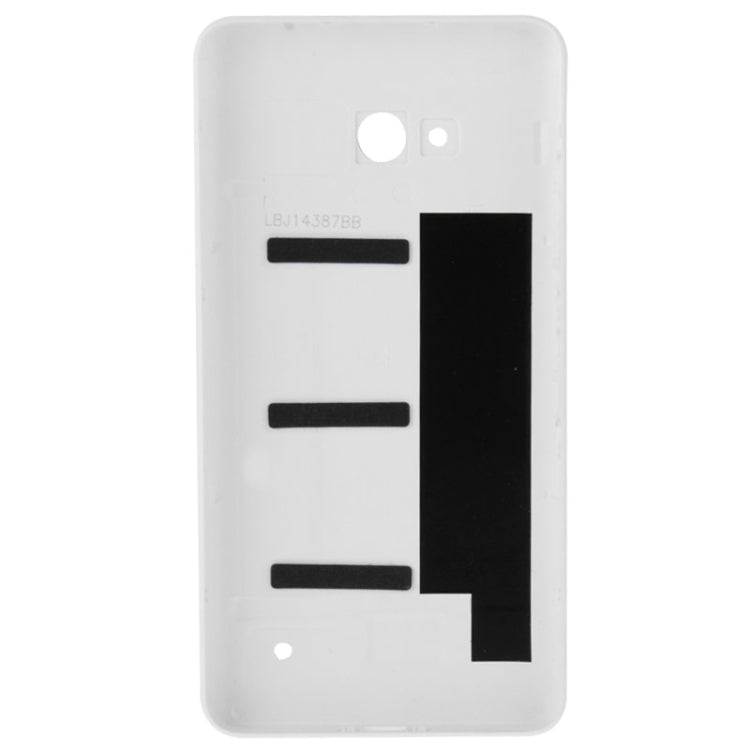 Plastic Back Cover with Frosted Surface for Microsoft Lumia 640 (White)