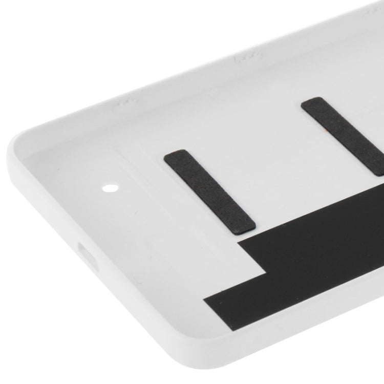 Coque arrière en plastique avec surface givrée pour Microsoft Lumia 640 (blanc)