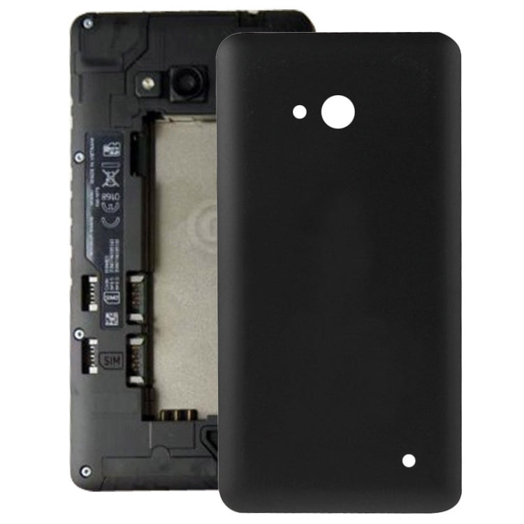 Cubierta de Carcasa Trasera de Plástico con superficie esmerilada Para Microsoft Lumia 640 (Negro)
