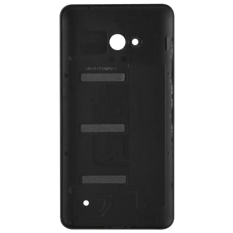 Cubierta de Carcasa Trasera de Plástico con superficie esmerilada Para Microsoft Lumia 640 (Negro)