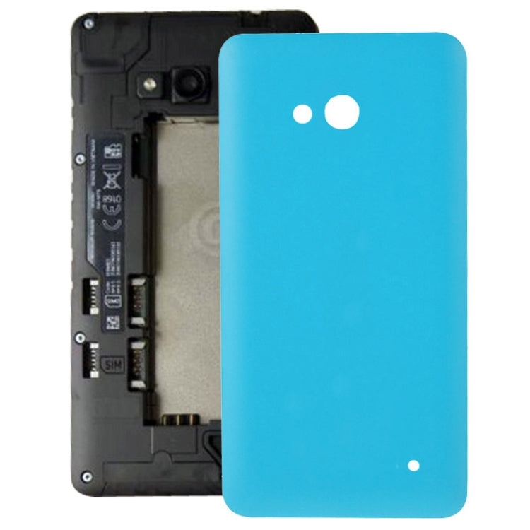 Coque arrière en plastique avec surface givrée pour Microsoft Lumia 640 (Bleu)