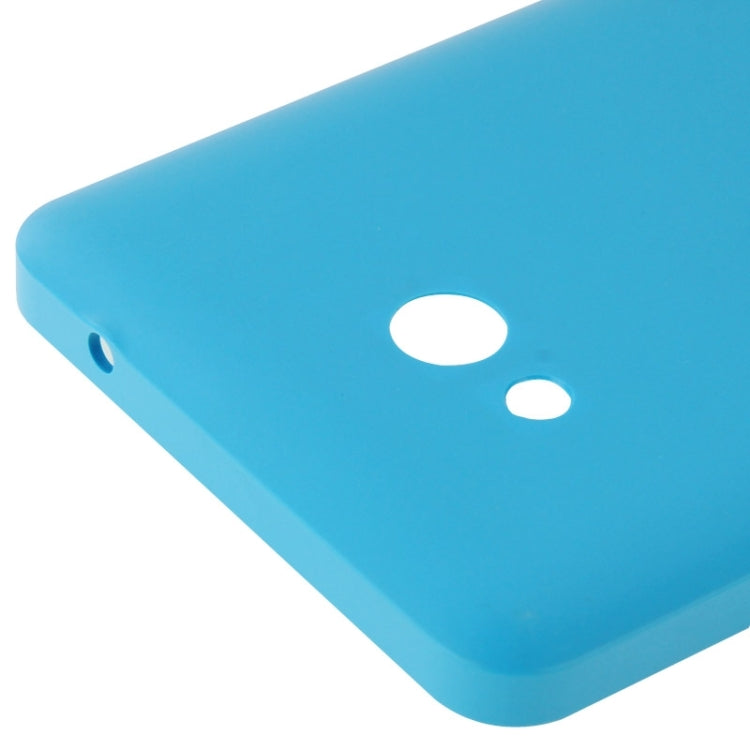 Cubierta Trasera de Plástico con superficie esmerilada Para Microsoft Lumia 640 (Azul)