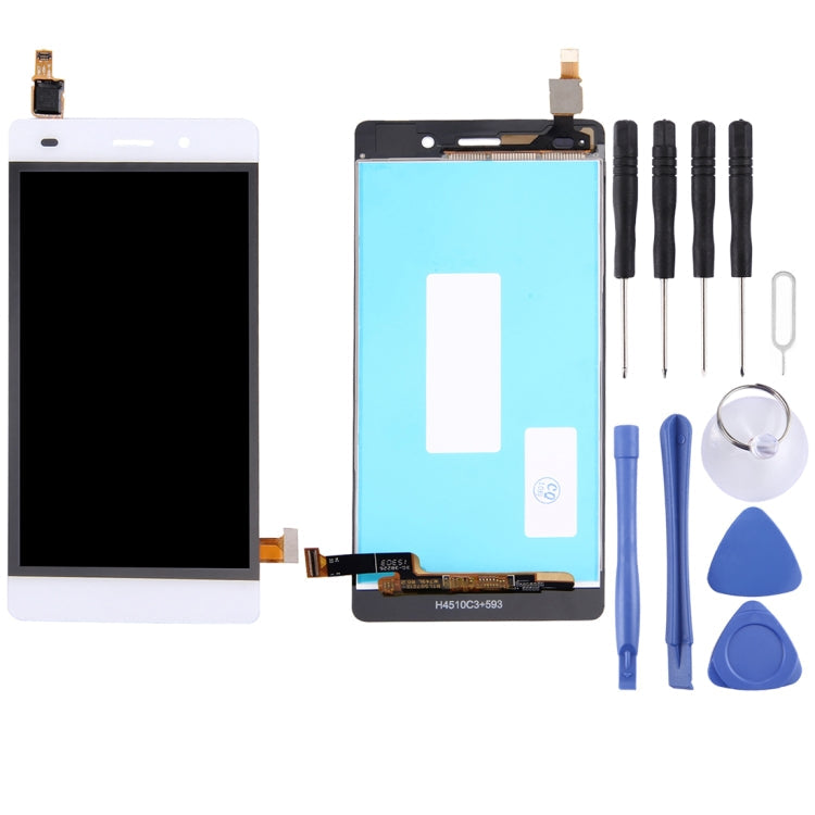 Huawei P8 Lite LCD Screen and Digitizer Complete Assembly (White)