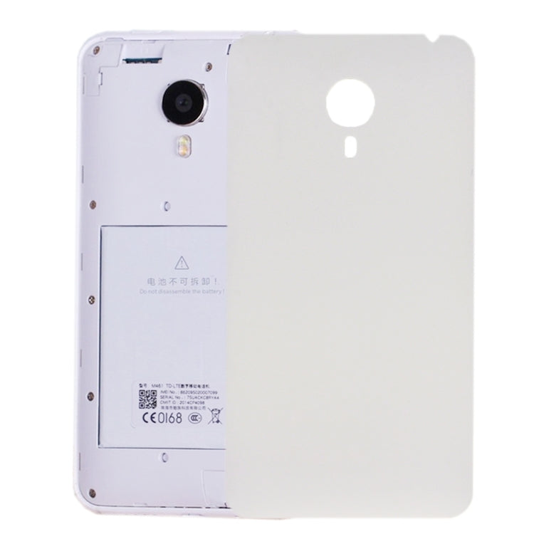 Back Battery Cover For Meizu MX4 (White)