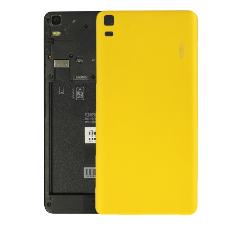 Coque arrière de la batterie Lenovo K3 Note / K50-T5 / A7000 Turbo (jaune)