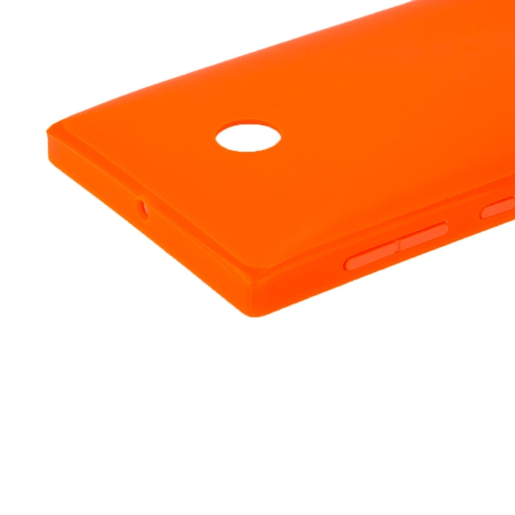 Solid Color Battery Back Cover for Microsoft Lumia 532 (Orange)