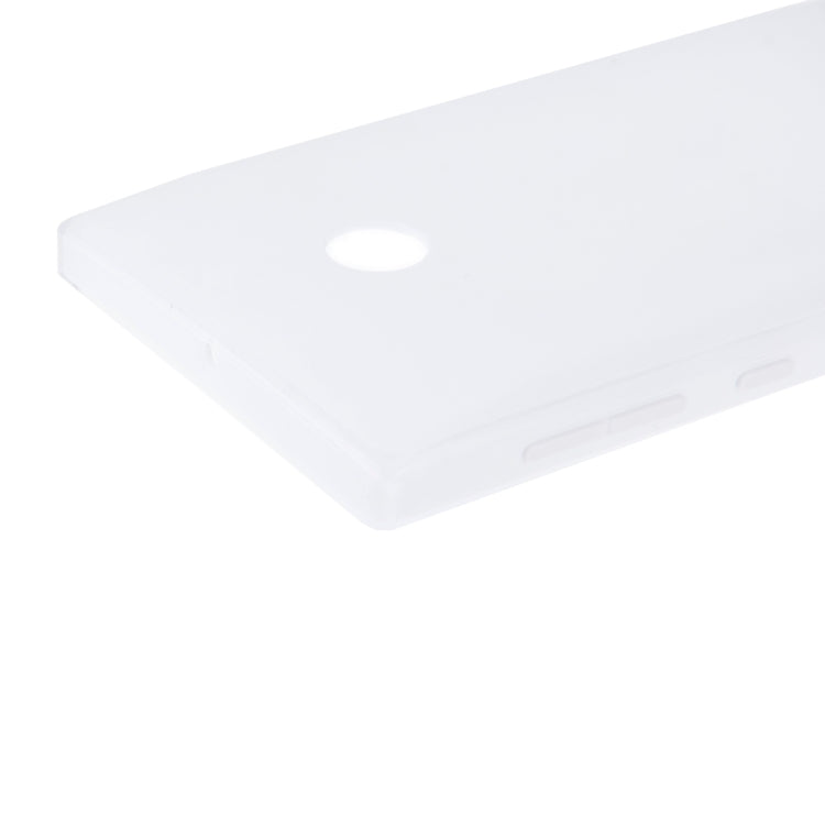 Solid Color Battery Back Cover for Microsoft Lumia 532 (White)