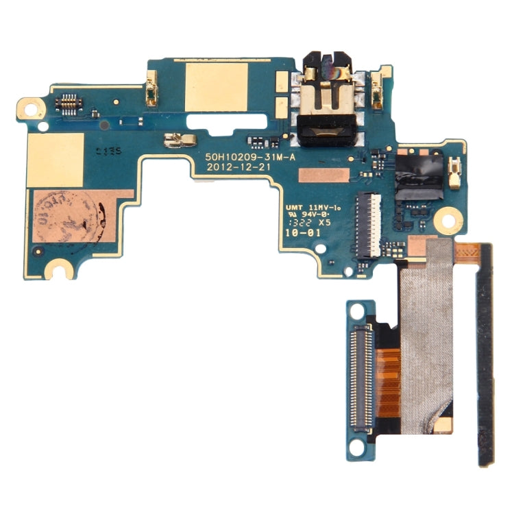 Placa Base y Botón de Control de Volumen / Conector de Auriculares Cable Flex Para HTC One M7 / 801e / 801n
