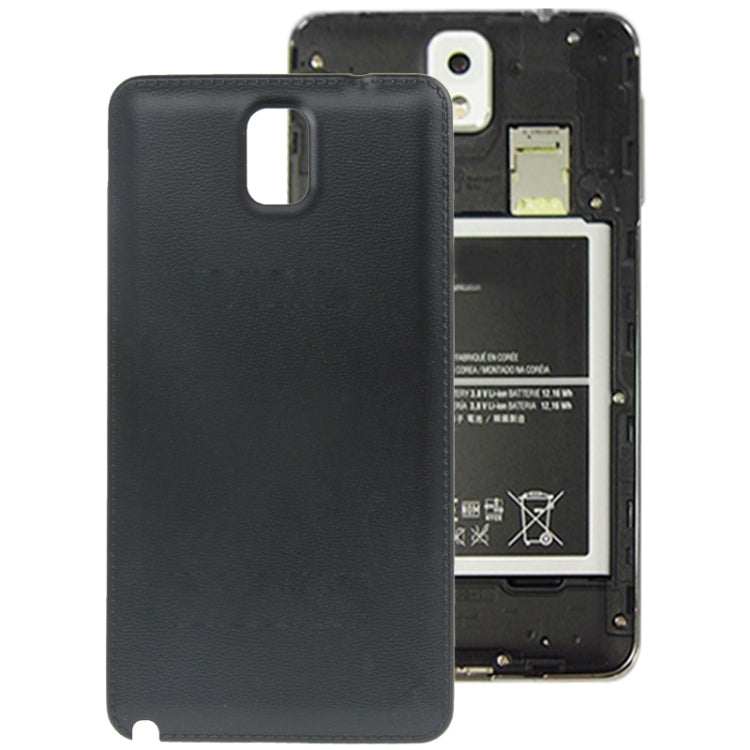 Original Litchi Texture Plastic Battery Cover for Samsung Galaxy Note 2I / N9000 (Black)